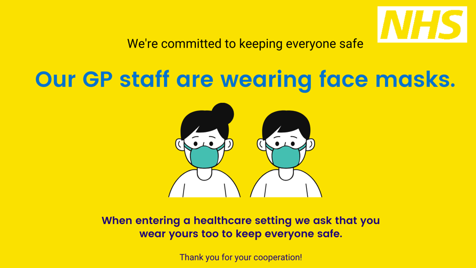 Face Masks/ Coverings Eastgate Surgery